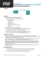 6.3.1.9 Lab - Exploring Router Physical Characteristics