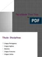 Faculdade Tico Tico