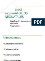 Problemas Respiratorios Neonatales