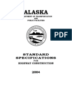 Alaska Standard Specifications For Construction 2004