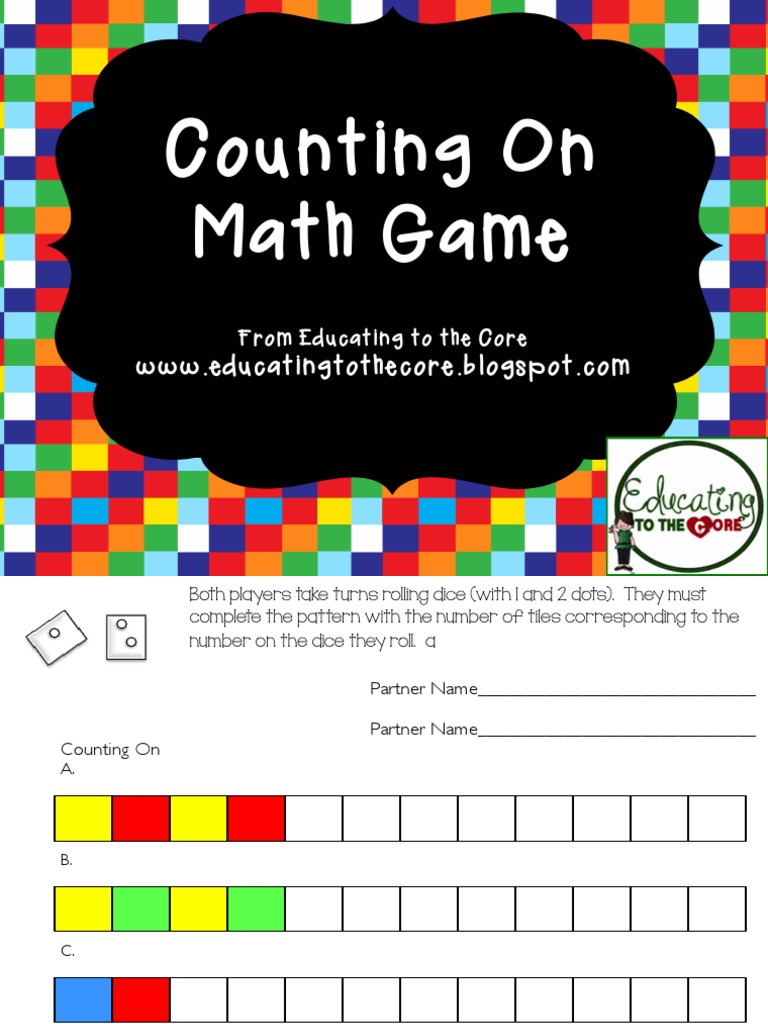 Counting On Math Game: From Educating To The Core | PDF