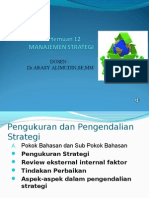 Evaluasi Strategi (Penting)