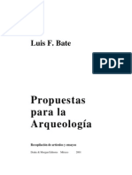 Bate, Luis Felipe - Propuestas para la arqueología [2001]