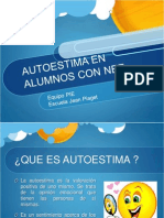 Autoestima en Alumnos Con Nee