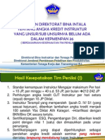 Kebijakan Dit Bina Intala (Sepakatan Tim Penilai Pusat)