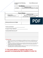 To Ottawa: You Must Attach A Scanned Copy of Your Passport Accompanying This Template in Order For