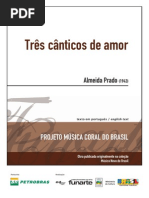 Coleção Funart - Almeida Prado - Três cânticos de amor