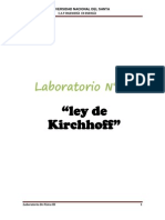 Ley de Kirchhoff