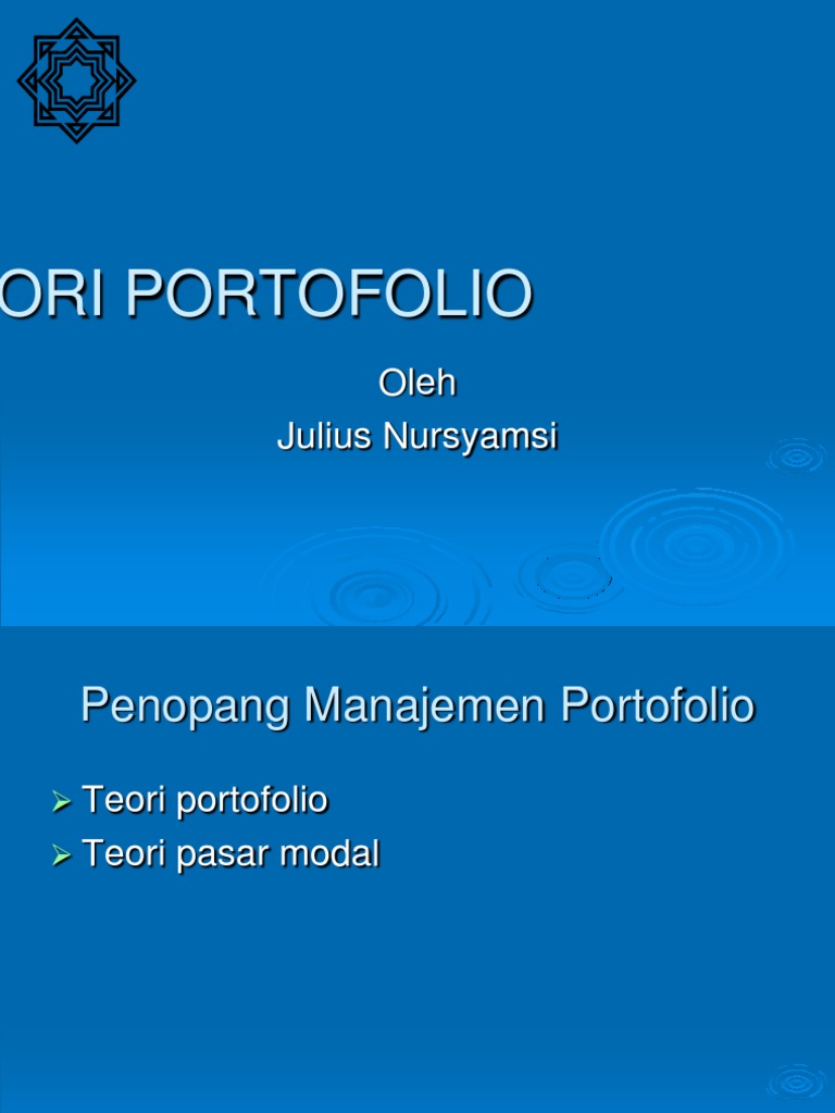 TEORI PORTOFOLIO.ppt