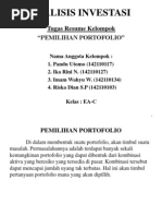 PEMILIHAN PORTOFOLIO