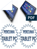 Percuma Tablet Pc