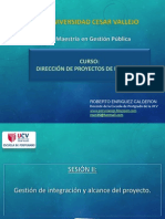 Sesión II GESTIÓN DE ALCANCE E INTEGRACIÓN  UCV