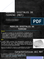 Modelos Digitales de Terreno (MDT) : Fernández Roldan Berenice Castañeda Ramírez Marina