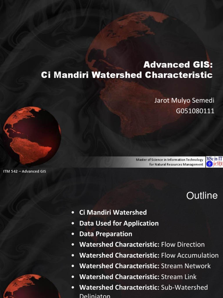 Advanced GIS Assignment | PDF | Geographic Information System | Stream