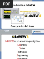 Introducción A Labview: Curso Práctico de 3 Horas