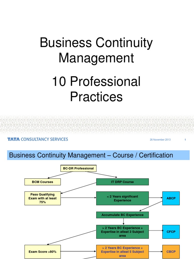 Business Continuity Management Overview | PDF | Business Continuity ...
