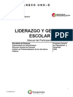 Manual Del Participante Liderazgo y Gestion Escolar