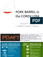 Pork Barrel in The Cordillera
