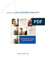 Dave Volek'S Business English™: The Billionaires Online: Vocabulary Quiz 1