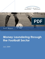 Money Laundering Through The Football Sector: FATF Report
