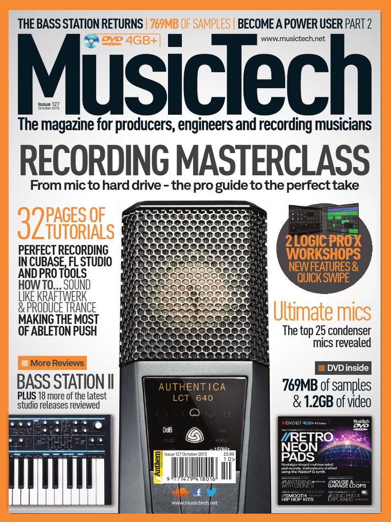 Music Tech October 2013 | PDF | Microphone | Recording