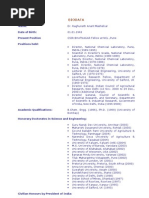 Download DrRAMashelkar Bio-Data by calpine SN18750553 doc pdf