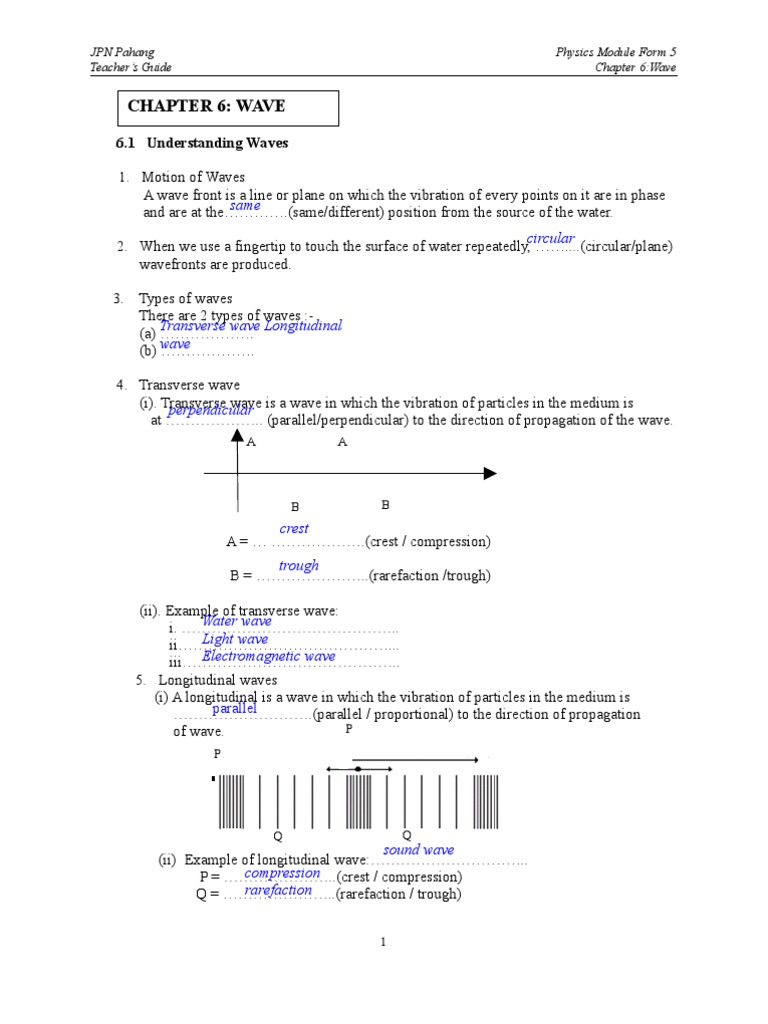 Understanding Waves in Physics | PDF | Wavelength | Waves