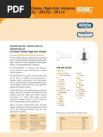 Data Sheet: SMCANT-DI105/ - DI135/ - DI145