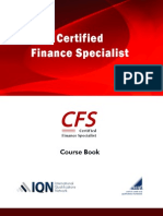 Certified Finance Specialist: Course Book