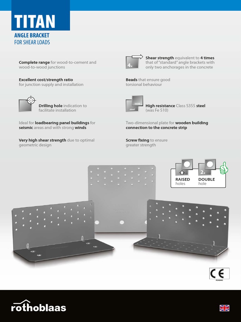 Rothoblaas - Titan.technical Data Sheets - en | PDF | Strength Of ...