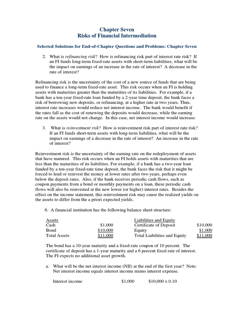 Analyzing Interest Rate Risk Through Repricing Gaps And The Impact On
