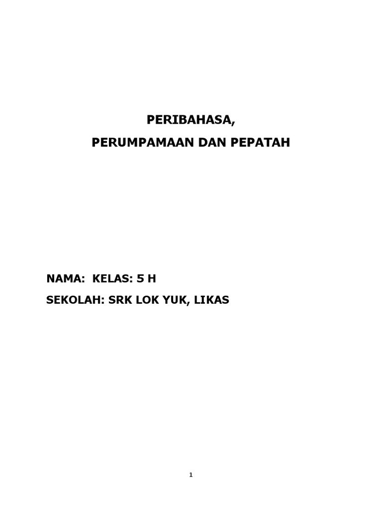 Unduh Gratis Gambar Peribahasa Mean Terbaru oleh Cikimm