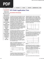 STI Field Application Note: Acceleration Enveloping