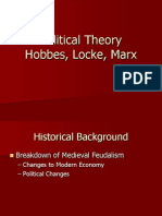 Hobbes Locke Marx Political Theory
