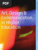Art, Design and Communication in Higher Education