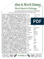 Puzzles & Word Games: Whale Word Search Challenge