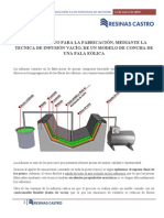 Infusion. Aplicacion Practica-Construccion de Una Pequeña Pala Eólica Con Resinas de Poliester y Tejidos de Vidrio Multiaxiales