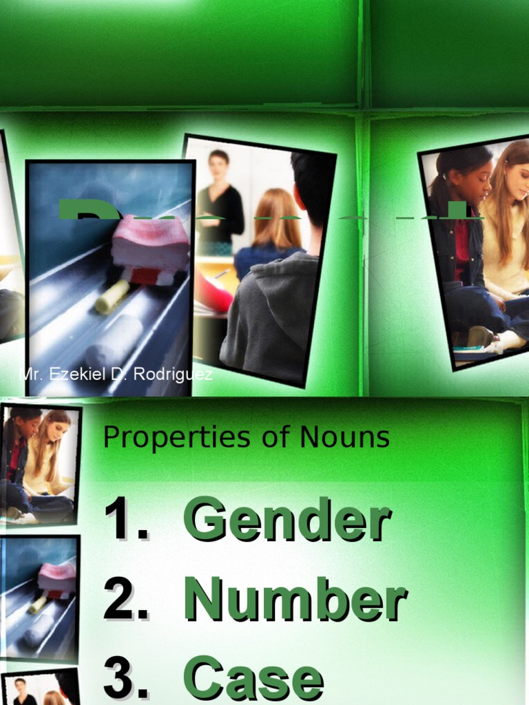 Properties of Nouns | PDF | Grammatical Number | Plural