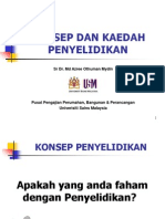 Konsep Penyelidikan