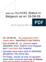 Swine Flu-H1N1 Status in Belgaum As On 18-08-09-Nuchin