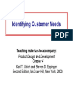 Customer Needs