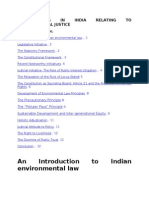 An Introduction To Indian Environmental Law