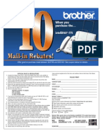 Brother IntelliFAX775 Rebate (Expires 03-2008)