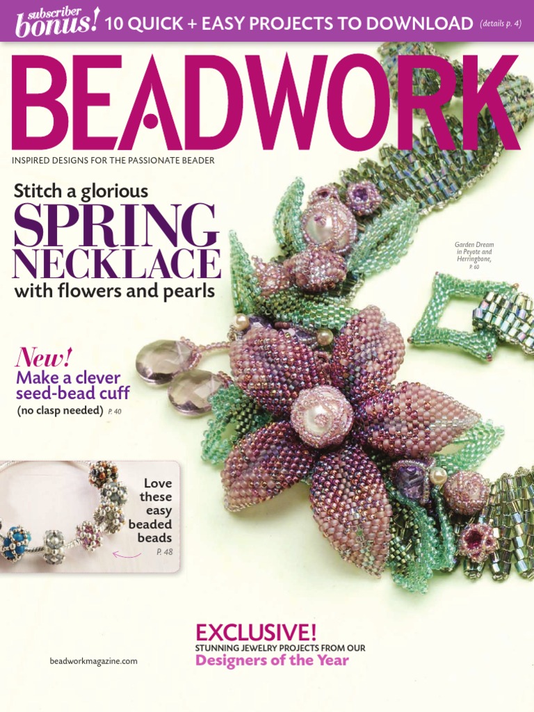 Beadwork - April, PDF, Beadwork