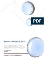 Formula Methods in Excel