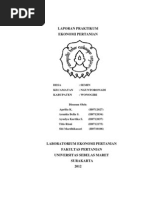 Download LAPORAN PRAKTIKUM EKONOMI PERTANIAN by Khumaira Bimbul Wardani SN187581491 doc pdf