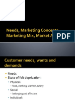 3 Needs Concepts 4P S Market+Analysis