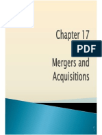 Mergers and Acquisitons