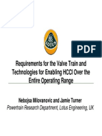 Requirements for the Valve Train_Lotus Engg