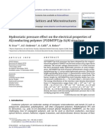 Hydrostatic pressure effect on the electrical properties of A conducting polymer (P3DMTPT) p-Si Al structure هام